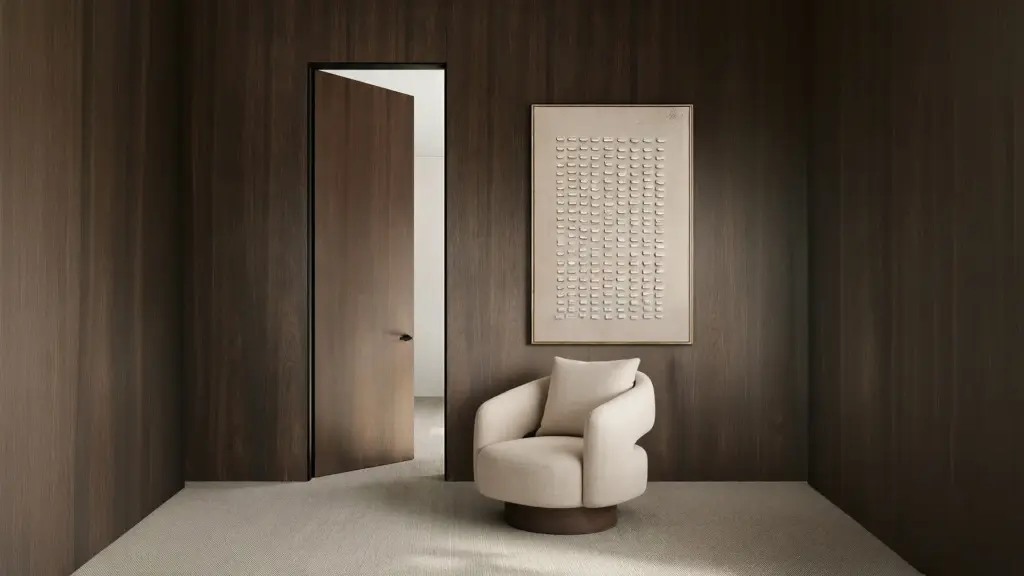 AI-generated creative rendering based on trained algorithms and human input.